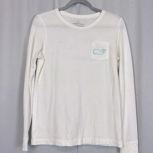 Vineyard Vines Women’s XS Crewneck Long Sleeve Cotton Top